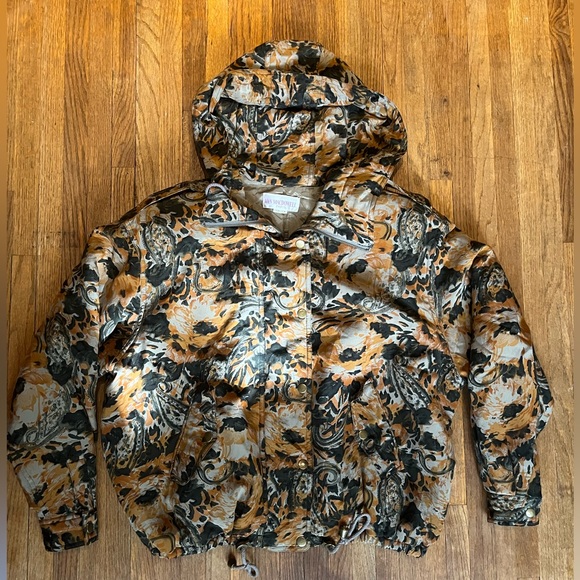 van macdowell paris Jackets & Blazers - RARE 100% SILK Van Macdowell Paris Women’s Puffer Size Medium